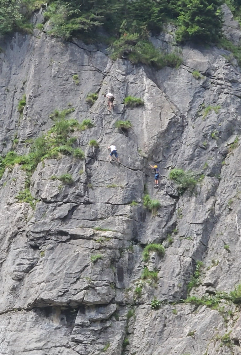 Simmswasserfall Klettersteig rotswand